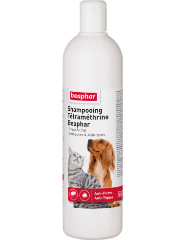 Shampoing Anti-puces et tiques 200ml...