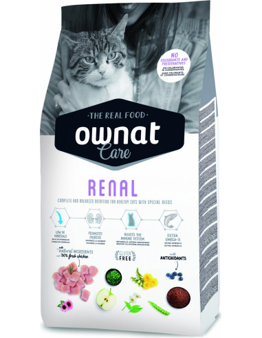 Croquettes chat Ownat Care Renal