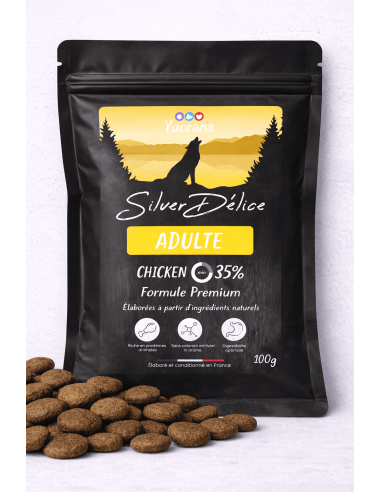 Échantillon Yuccana pour chien