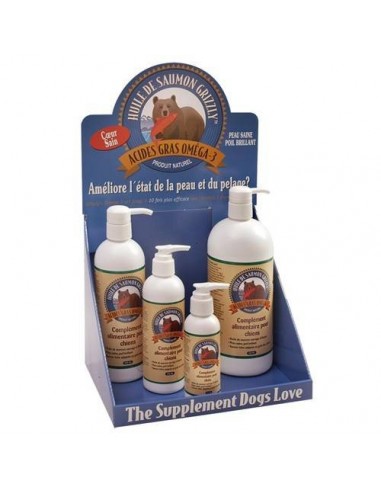 Huile de saumon pour Chien | Grizzly