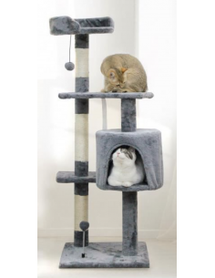 Arbre à chat gris 112cm 2